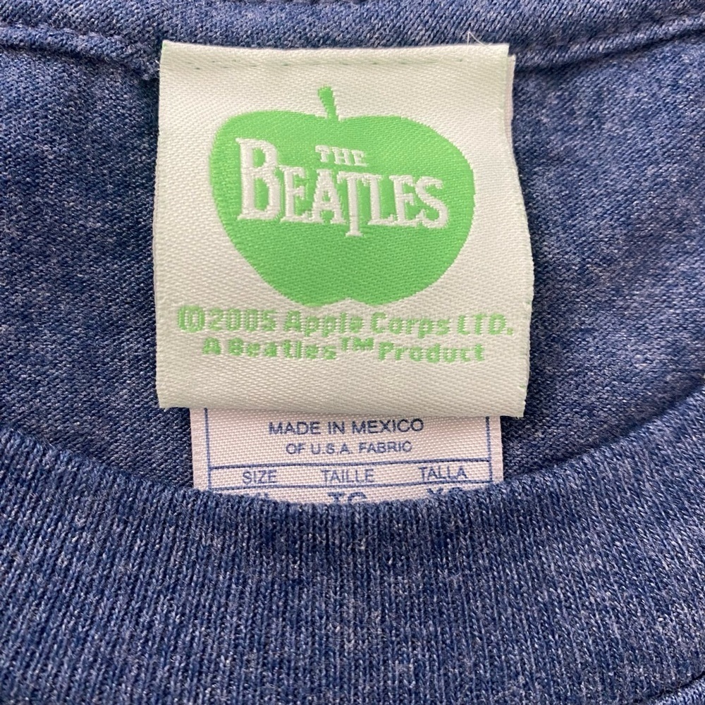 The Beatles Blue Men's T-Shirt XL - Picture 4 of 5